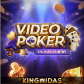 Biểu tượng Video Poker với màn hình máy chơi bài